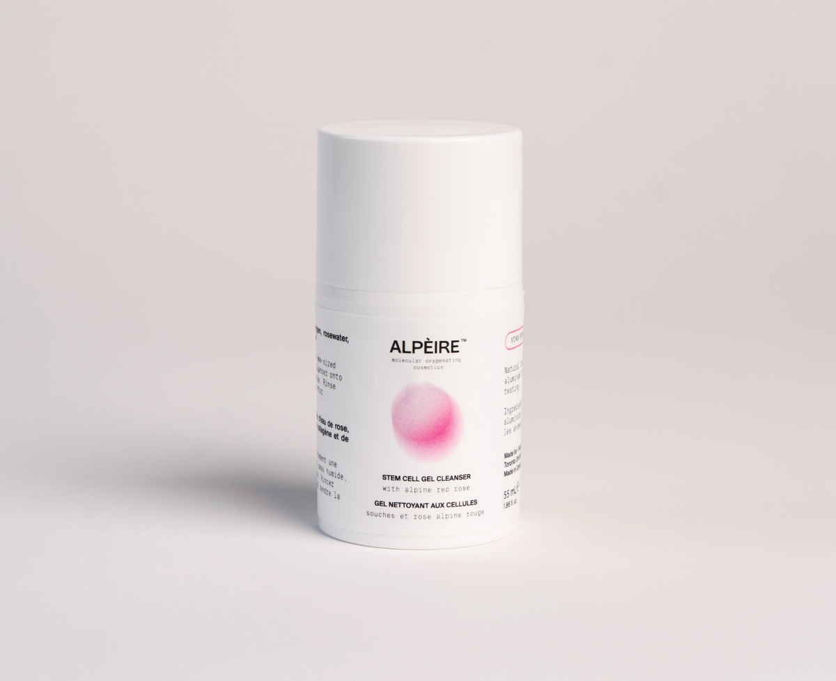 Stem Cell Gel Cleanser with Alpine Red Rose Stem Cells